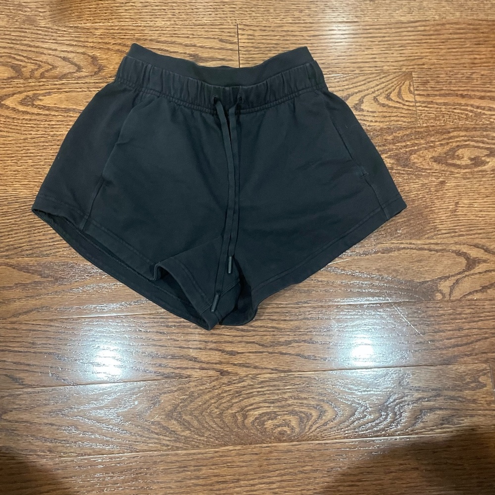 Black Lululemon Sweat Shorts